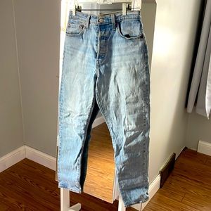 Levi’s 501 straight crop 28x28